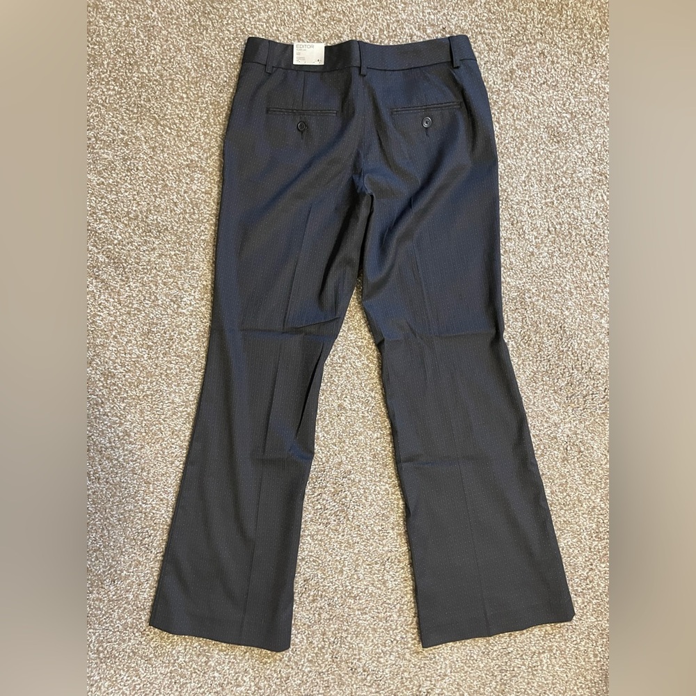 Express Editor Black Flare Leg Women's Pants - Picture 2 of 5
